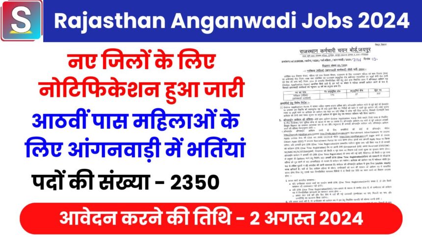 Anganwadi Jobs for 8th Pass Women